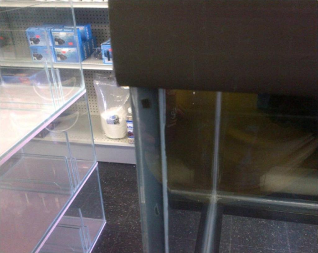 aquarium tank empty buying glass frame
