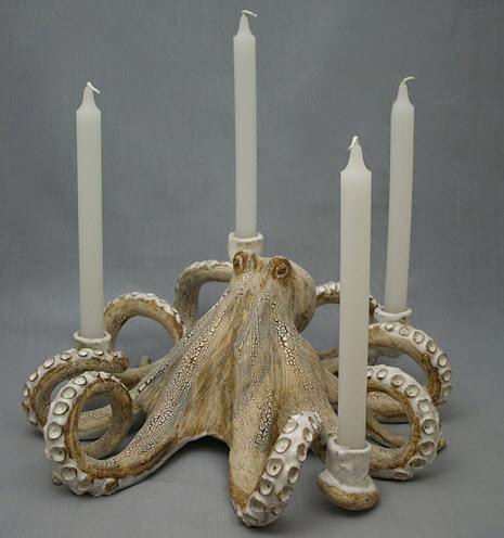 Octopus candle